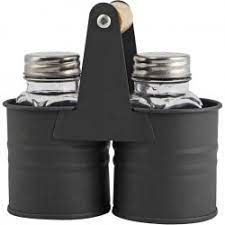 Menage Pfeffer/Salz + Eimer - 3 St.